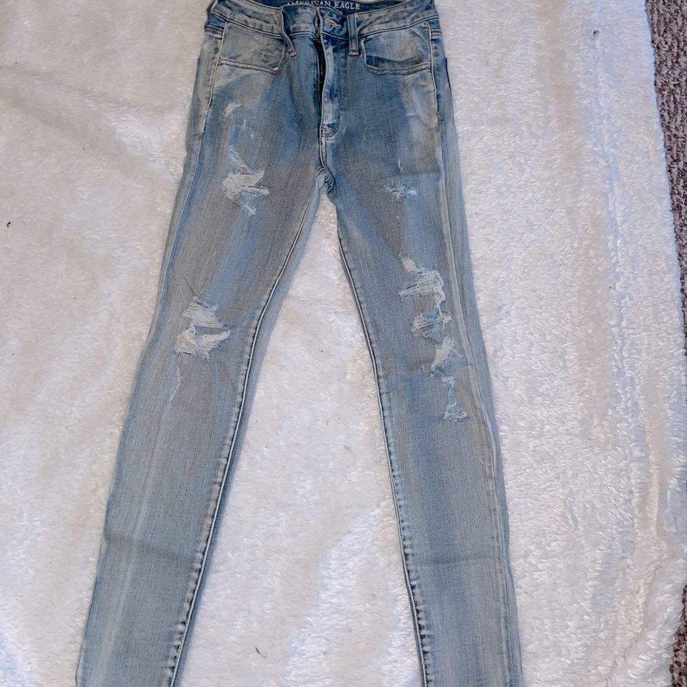 high waisted jeans